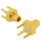 1PC MCX MMCX Male Female PCB Mount Straight RF Coax Connector Right Angle 90-Degree Goldplated Welding Terminal New