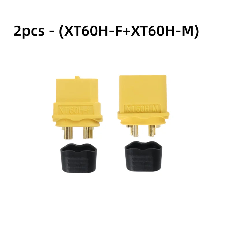 XT60H Connector Plug with Sheath Housing Female Male XT60 Bullet Adapters Connectors for RC Lipo Battery Car Drone Airplane