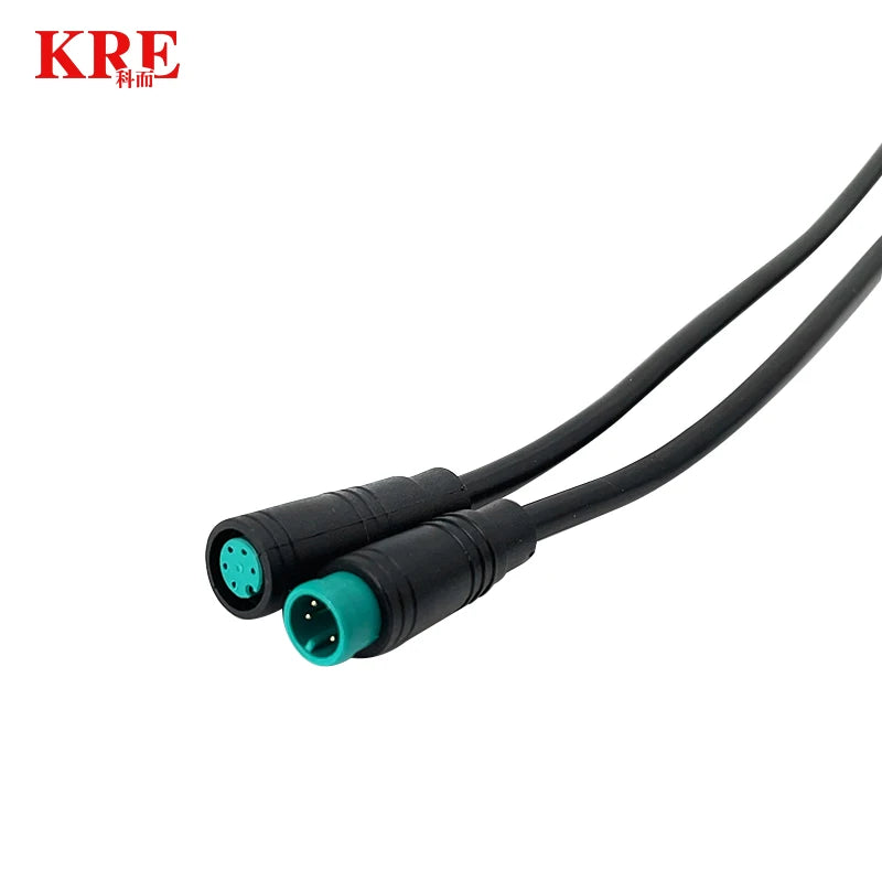 5 Set M6 M8 2 3 4 5 6 Pin Julet Electric Butt Plug Connector Wiring Line Scooter Brake Cable Pluger Signal Sensor 20CM