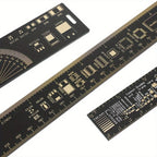 3 Size PCB Ruler Set 15cm/20cm/25cm Multi-functional Measuring Tool for SMD Components Capacitor Chip IC SMD Diode for Arduino