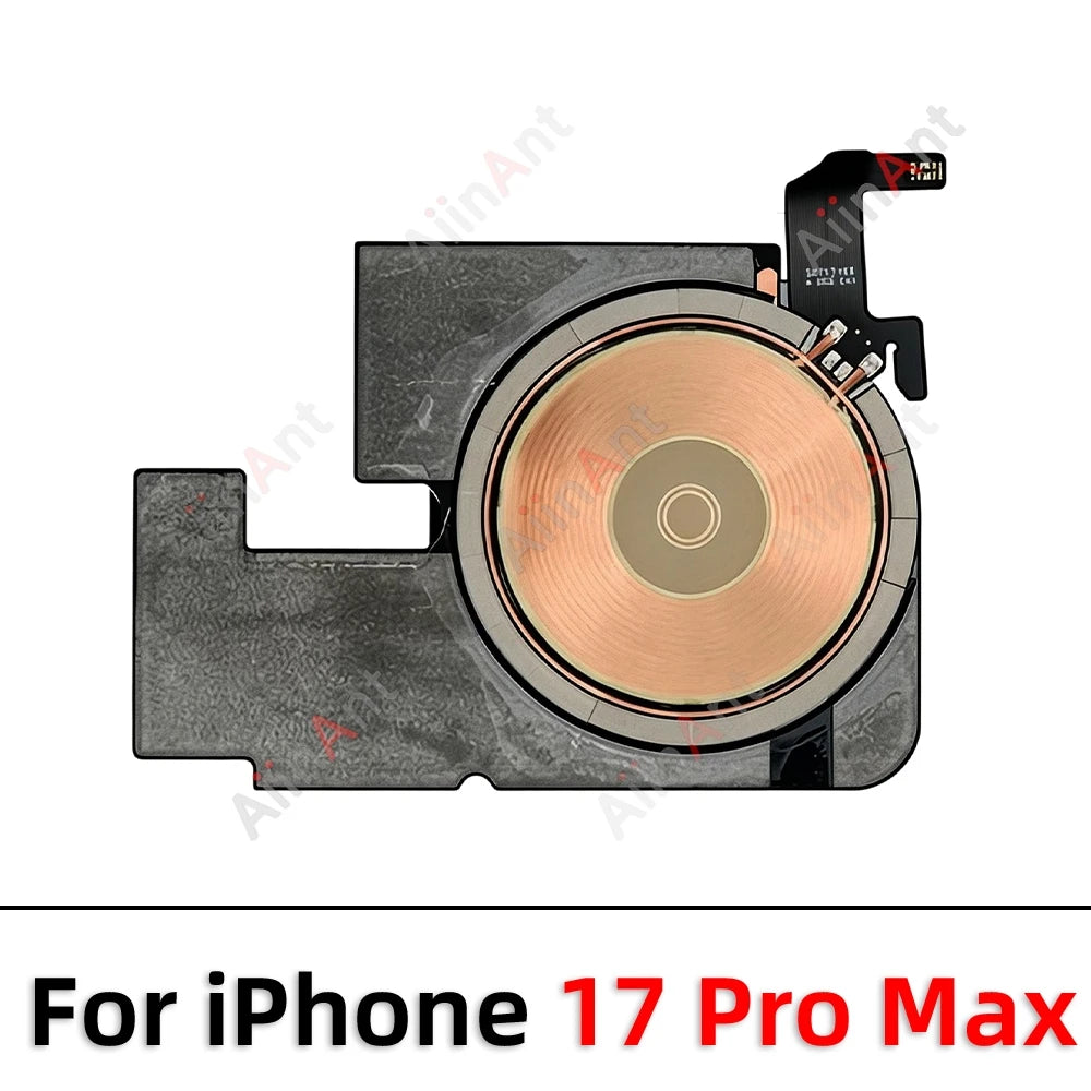 OEM Magnet Charger Panel Coil Sticker FlashLight NFC Wireless Charging Flex Cable For iPhone 16 17 Plus Air Pro Max 16e e
