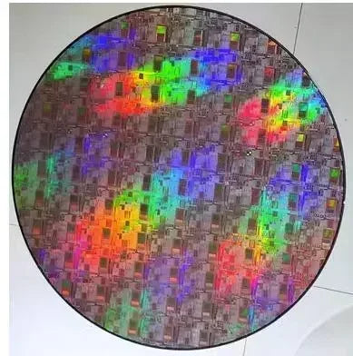 12 Inch CPU Wafer Silicon Science Technology Pendulum Piece Birthday Gift Photoetching Circuit Chip Semiconductor Silicon Wafer