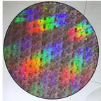 12 Inch CPU Wafer Silicon Science Technology Pendulum Piece Birthday Gift Photoetching Circuit Chip Semiconductor Silicon Wafer