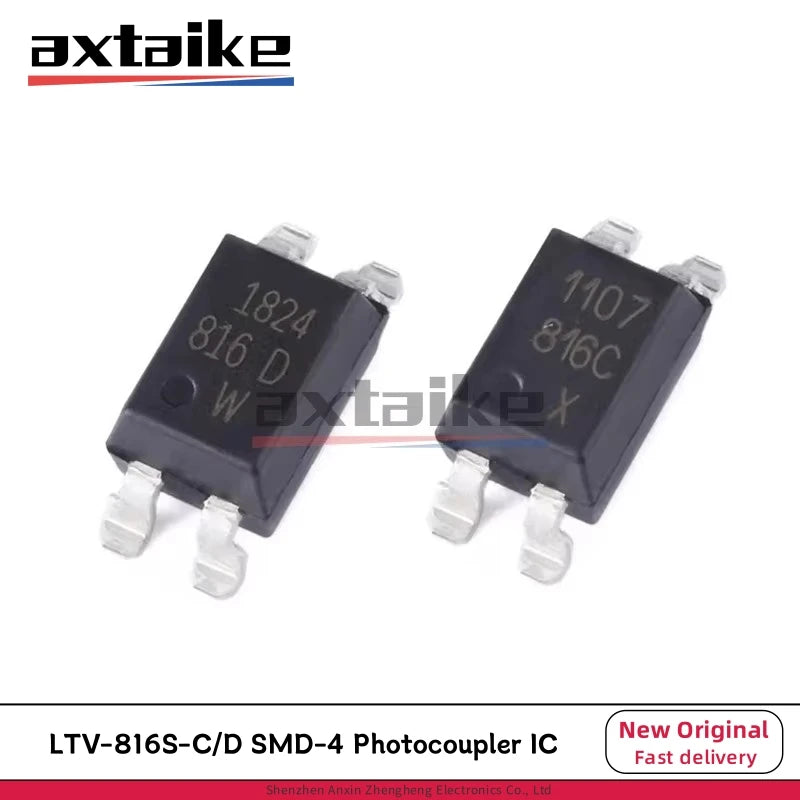 20PCS LTV816 LTV-816S-TA1-C LTV-816S-TA1-D PC816 EL816 816C 816D SMD-4 Transistor Output Optocouplers SMD Photocoupler IC