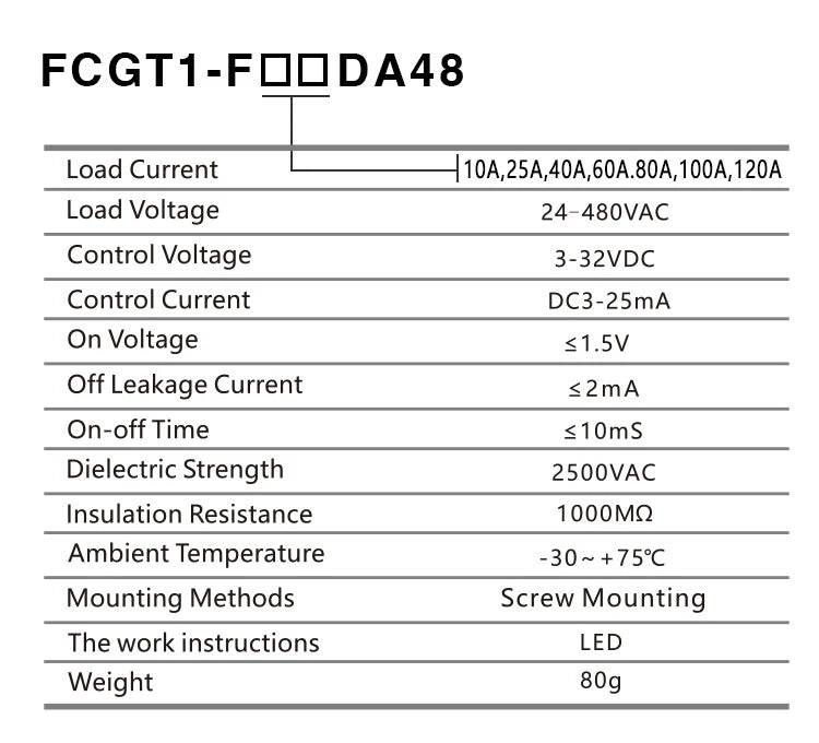 10A SSR 25A Solid State Relay 40A Output 3-32VDC 24-480VAC 220V Single Phase DC TO AC 40A Relay SSR HeatSink SSR 40DA