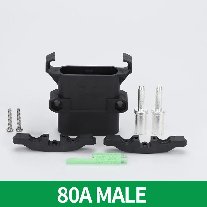 1/5/20Sets REMA Type Forklift Male And Female Plug 80a160a320a High Current Battery Battery Charging Connector