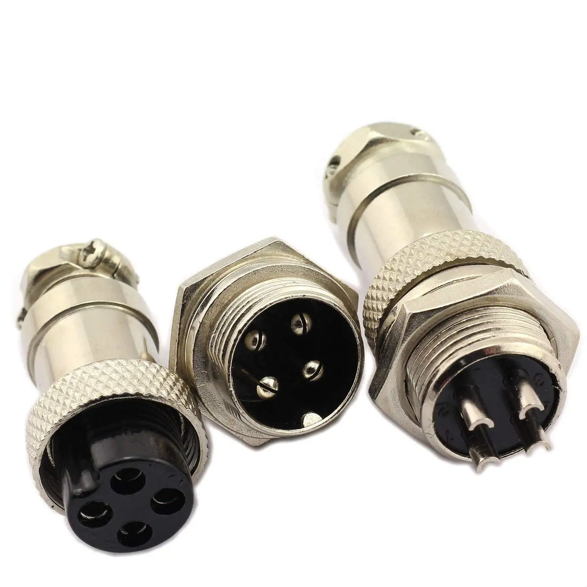 5 Sets  GX16 4  Pin Docking Aviation Plug Socket Waterproof Circular Connector