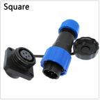 Waterproof Connector SP16 IP68 Cable Connector Plug & Socket Male and Female 2 3 4 5 6 7 8 9 Pin