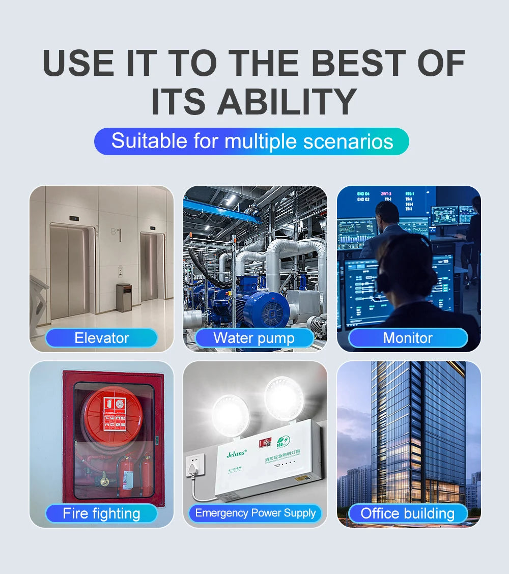 TOMZN TOQ3 Built-in Circuit Breaker Short-circuit Protection Overload Protection 2 Input 2/1 Output 2P 4P 63A 125A Night Light