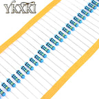 100PCS/Lot Metal Film Resistor 1/4W 1% 10R 100R 220R 1K 1.5K 2.2K 4.7K 10K 22K 47K 100K 1K5 2K2 4K7 1M 1R~10M Ohm Resistance