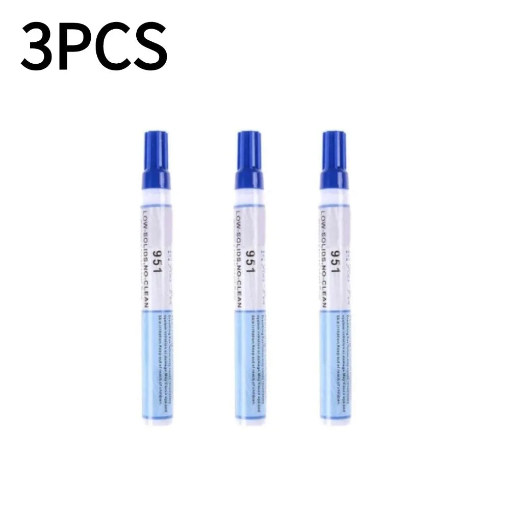 1/2/3/4/5/10pcs Soldering Flux Pen Low Solids No Clean For Solder Solar Cell Process Tool High Quality Soldering Flux Pen