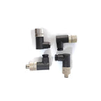 5 PCS M8 3/4/5/6/8 Pin Waterproof  ELBOW Sensor Connector Male&Female Aviation Plug&Socket D Type Screw Lock