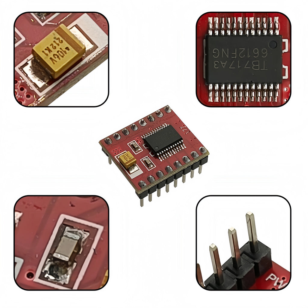 5pcs DRV8833/TB6612FNG Dual Stepper Motor Driver Module H-bridge Board DC motor controller for Arduino, Raspberry Pi, ESP32