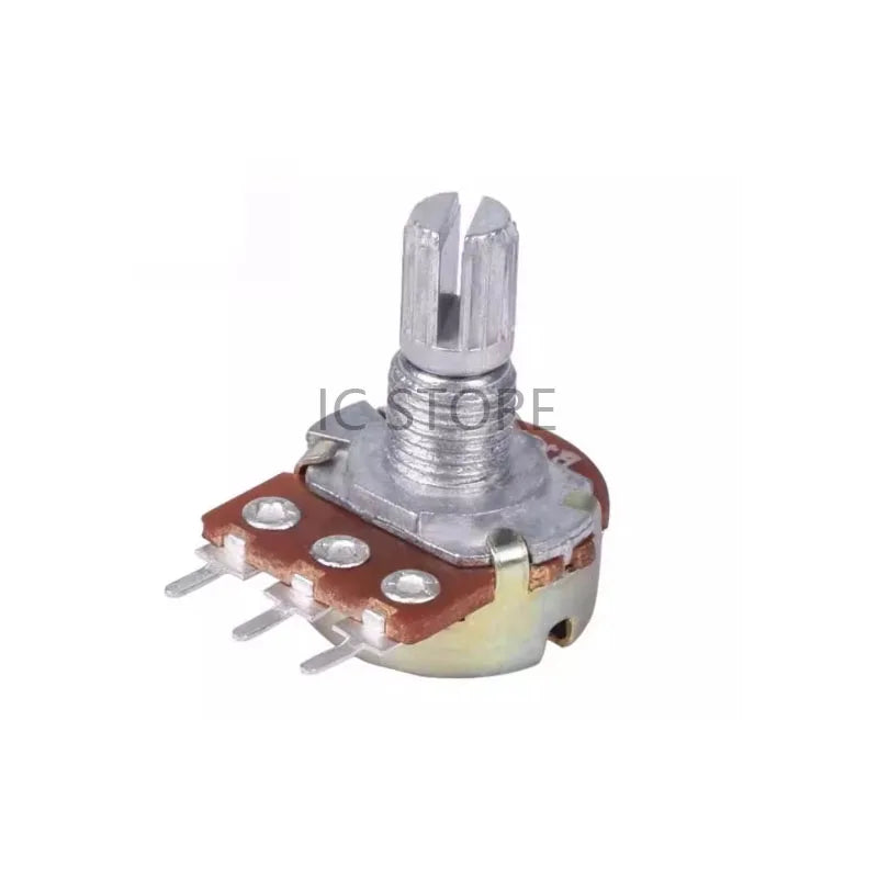 10pcs 3pin 6pin 15mm B1K B2K B5K B10K B20K B50K B100K B250K B500K B1M Potentiometer WH148 1K 2K 5K 10K 20K 50K 100K 250K 500K 1M