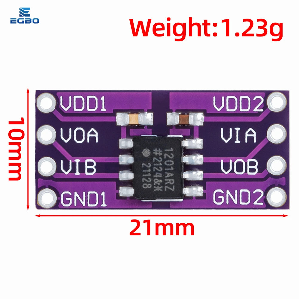 1~10PCS Magnetic Isolator Board Module Replace Optocouplers CJMCU-1201 ADUM1201 Isolator ADUM1201ARZ SOIC SPI Interface