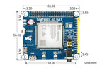 SIM7600G-H 4G HAT For Raspberry Pi, LTE Cat-4 4G / 3G / 2G Support, GNSS Positioning, Global Band SIM7600