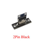 1/6/10Pcs USB Type C Female Connector with Fixing Plate 2P 4P 6 Pin DIY Repair Type-C USB Jack Socket Charging Port
