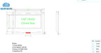 2.4" 2.42 inch 128x64 OLED LCD Display Module SSD1309 12864 4 Pin IIC I2C Serial Interface for Arduino UNO R3 C51