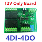 DC12V 1-12Ch Digital Switch DiDo Multifunction RS485 PLC IO Expanding Board Standard Modbus RTU Relay Module