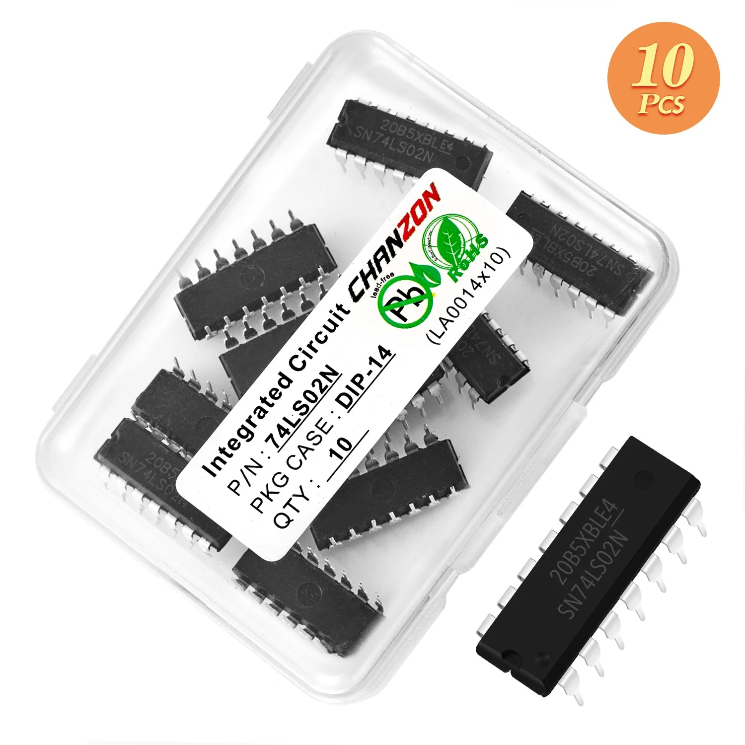 10PCS 74HC00N 74HC02N 74HC04N 74HC08N 74HC14N 74HC32N 74HC86N 74LS00N 74LS02N 74LS04N 74LS08N 74LS32N DIP DIP14 IC New Original