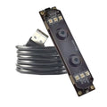 1920 X 1080 2MP Full HD Dual Lens USB Camera Module 1080P Fixed Focus With IR LED 68 Degree Lens Face Recognition AI