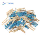 300PCS Metal Film Resistor Set 1/2W 1W 30 Values 0.1R~750R 1K~820K High Precision 1% Assortment Kit for Electronics Repair