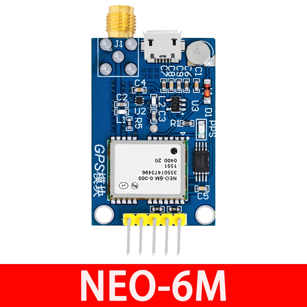 NEO-6M / NEO-7M / NEO-8M / NEO-9M GPS Module with EEPROM for Arduino ESP32 STM32