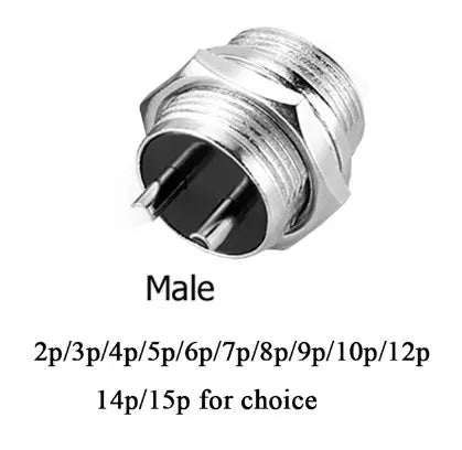 1pcs GX12 GX16 GX20 Air Aviation Connector 2/3/4/5/6/7/8/9/10/11/12/14/15Pin Panel Nut AV Power Plug Socket Core Wire Connector
