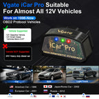 Vgate ICar Pro ELM327 V2.3 OBD 2 Car Diagnostic Tool WIFI Bluetooth 4.0 for IOS/Android BT3.0 Auto Scanner OBD2 Code Reader
