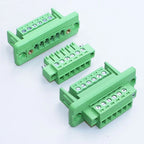 1Set Pitch 3.81mm 2P/3P/4P/5P/6P/7P/8P/9P/10P/12P/16P Pluggable Terminal Block Connector Wall Through Non Welding Plug 15EDGWC