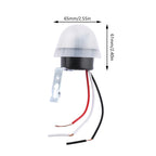 AS-20 Automatic Auto On Off Photocell Street Light Switch AC 110V 220V DC 12V 10A Photo Control Photoswitch Sensor Switch 3 Wire