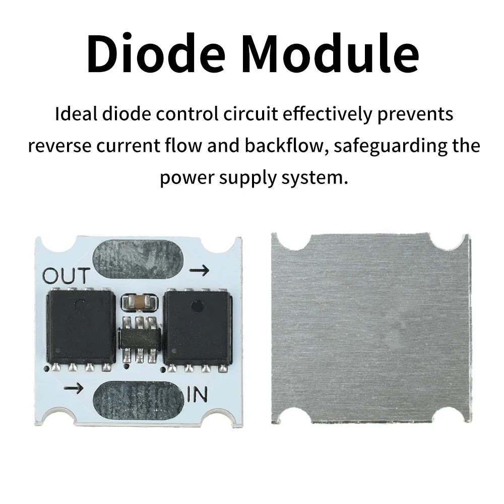 Ideal Diode Module 100V/30A 60V/10A Anti-Backflow Mini Rectifier Board Anti-reverse Ultra-Low Power Industrial Power Protection