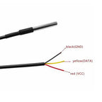 5/10PCS DS18B20 Waterproof Thread Temperature Probe Temperature Sensor Stainless Steel Package 1/2/3/5/10Meter For Arduino