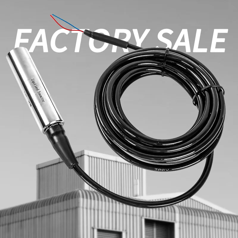 3m 5m to 4-20mA 0-10V 0-3.3V Output Hydrostatic Liquid Level Transmitter Water Pressure Level Sensor 10m 15m 20m to RS485