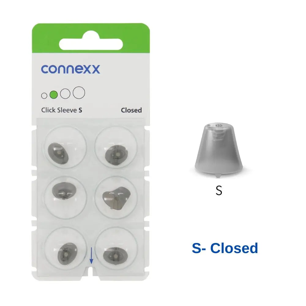 Siemens Signia Rexton Vibe Hearing Aid Open Dome Connexx Click Sleeve Vented Eartips for Open Fit and CIC ITC ITE Hearing Aids