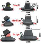 Waterproof 32V Mini Small Medium Auto Fuse Holder 18/16/14/12/10AWG and Car Blade Fuse 2A 3A 5A 7.5A 10A 15A 20A 25A 30A 35A 40A