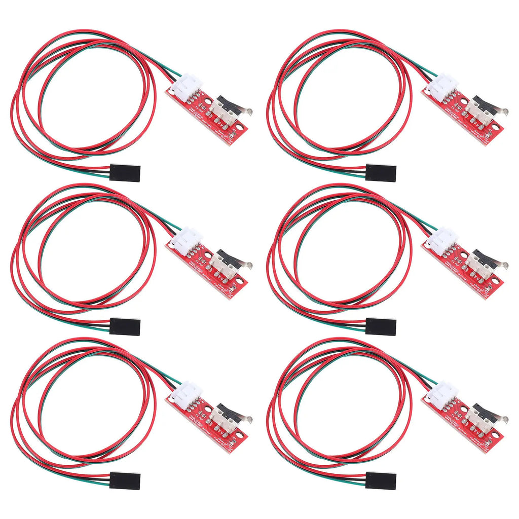 6Pcs Micro Limit Switch with Lever for 3D Printer Mechanical Endstop Module High Precision Printing Stable Reliable Copper Wire