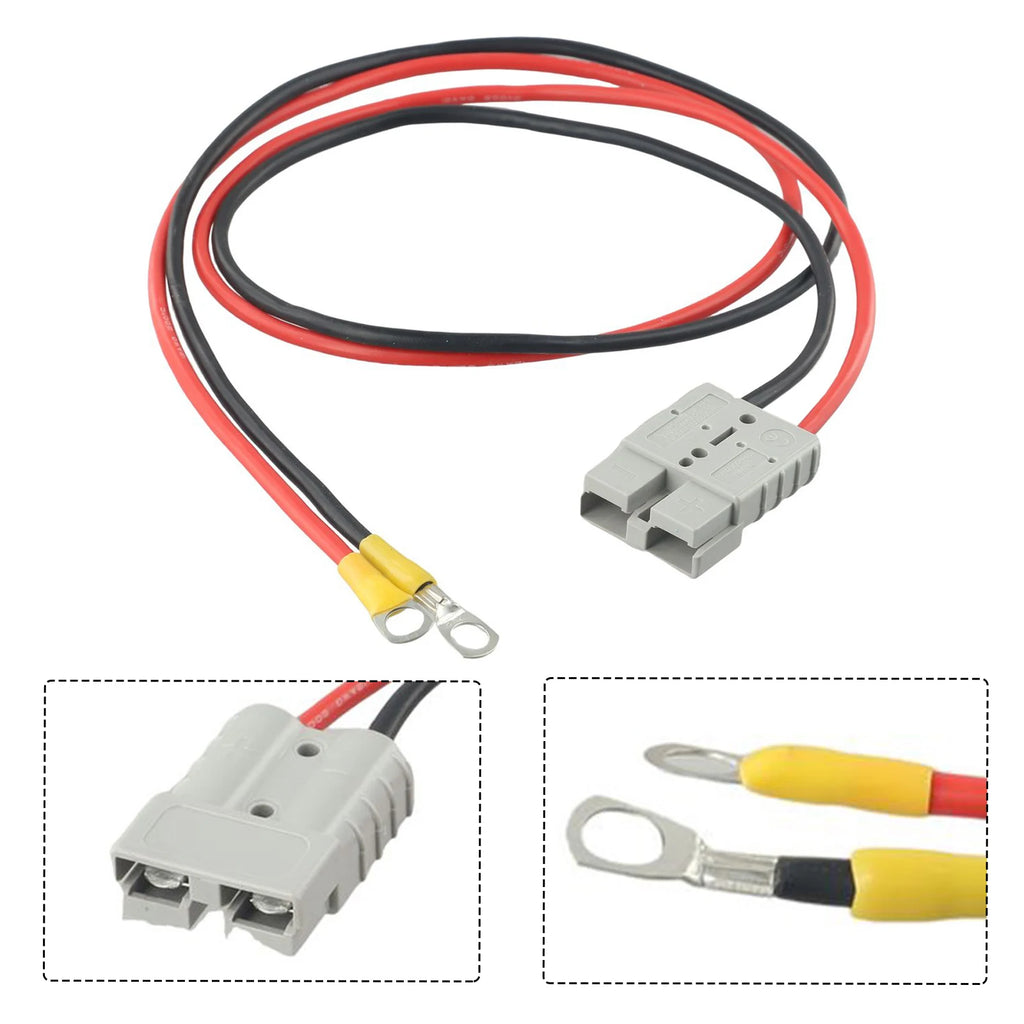 For Anderson Plugs 50a With Wire 12AWG M8 Post Jacket Forklift Battery Charging Cable 30/50/100cm Extension Cord Connect
