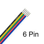 2/3/4/5/6pin LED Strip Extension Cable 22 20 18AWG LED Cable Electrical Wire For RGB RGBW WS2812B LED Strip Lights JST Connector