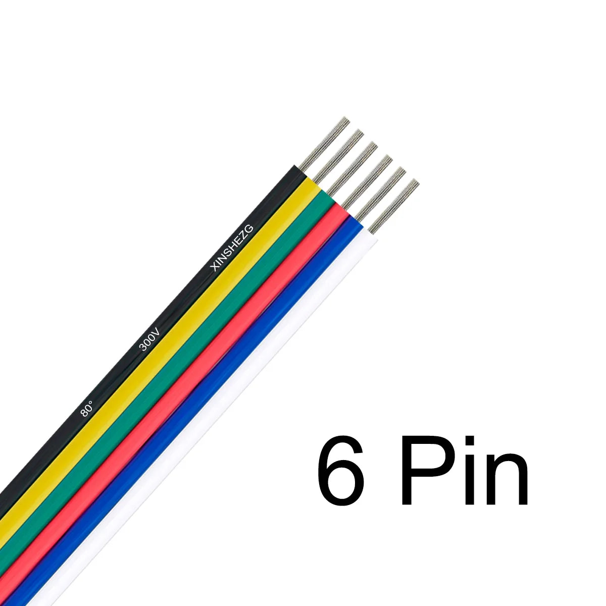 2/3/4/5/6pin LED Strip Extension Cable 22 20 18AWG LED Cable Electrical Wire For RGB RGBW WS2812B LED Strip Lights JST Connector