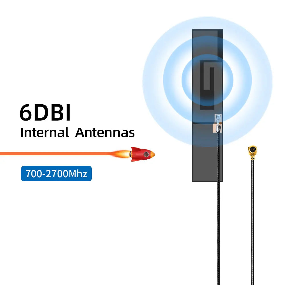 70*15mm High Gain 4G FPC Antenna 700-2700mhz 6dBi Internal Antenna