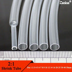1-10Meter Clear Dia1 2 3 4 5 6 7 8 9 10 12 14 16 20 25 30 40 50mm Heat Shrink Tube 2:1 Polyolefin Thermal Cable Sleeve Insulated
