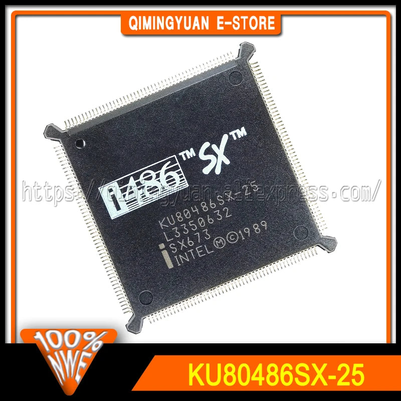 KU80486SX-25 QFP-196 486SX Series CPUs 100% New Original In Stock Classic processors with x86 architecture
