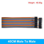 40PIN Cable Dupont Line 10cm 20cm 30cm Male to Male Female to Female Male to FeMale Jumper Dupont Wire Cable For PCB DIY KIT