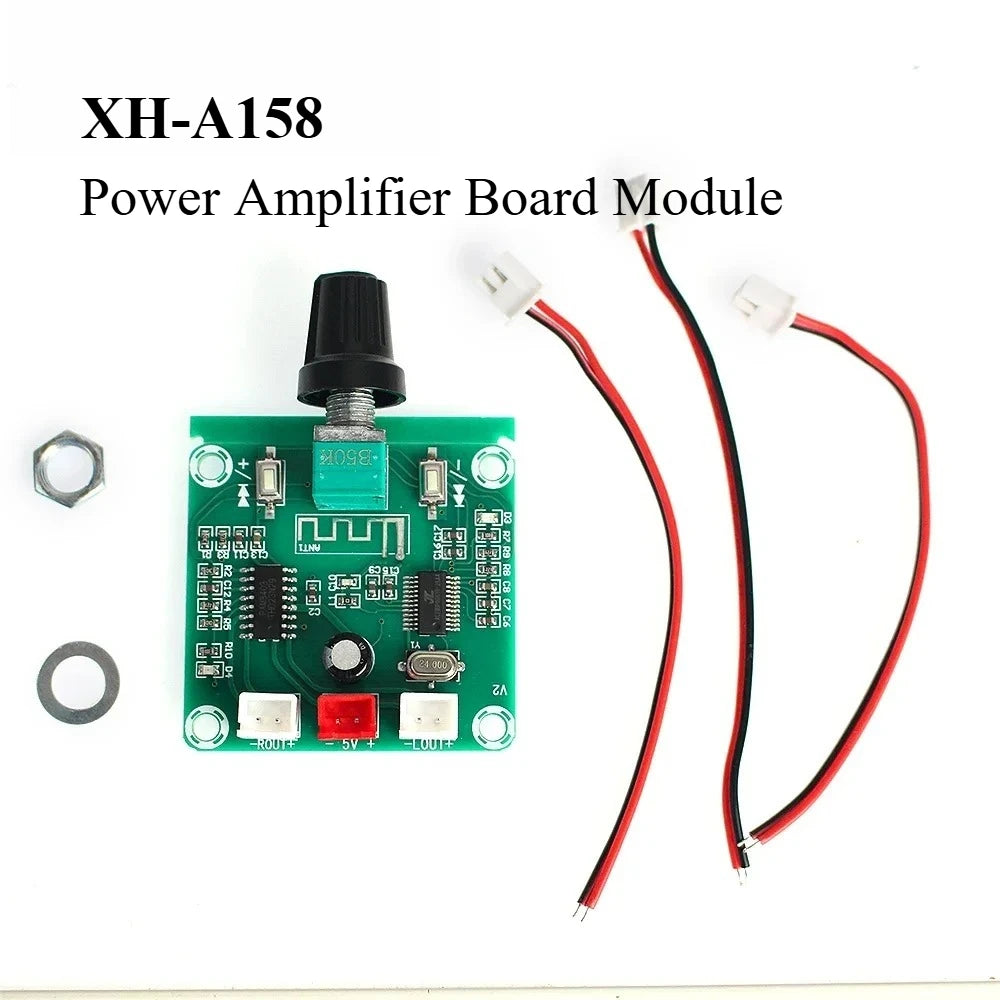XH-A158 Ultra-clear Bluetooth 5.0 Power Amplifier Board Module PAM8403 Small Power DIY Wireless Speaker Amplifier Board Dual 5W