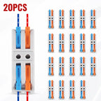 PCT-222-C PCT-223-C Color Lever Wire Connector 2 3 Port 5 10 20PCS Compact Push In Terminal Block for Electrical Cable Wiring