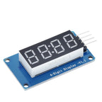 TZT TM1637 LED Display Module For Arduino 7 Segment 4 Bits 0.36Inch Clock RED Anode Digital Tube Four Serial Driver Board Pack