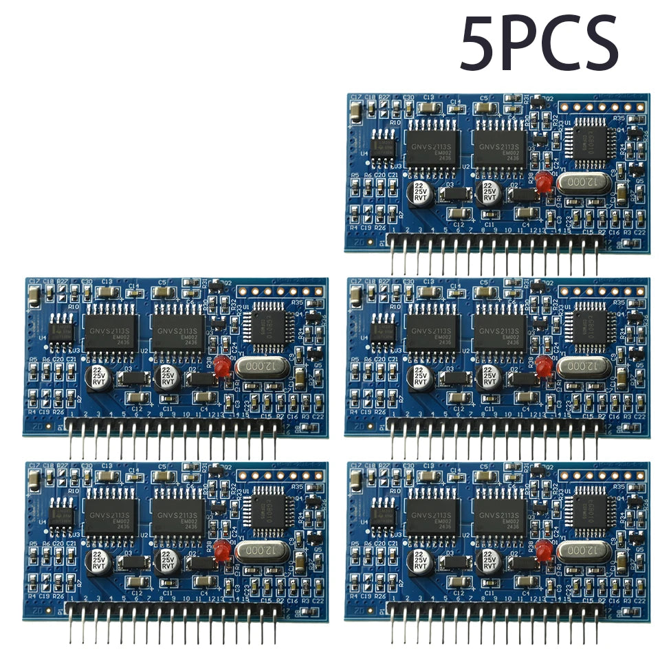 1-10PCS 5V DC-AC Pure Sine Wave Inverter SPWM Driver Board EGS002 12Mhz Crystal Oscillator EG8010 + IR2113 Driving Module LCD