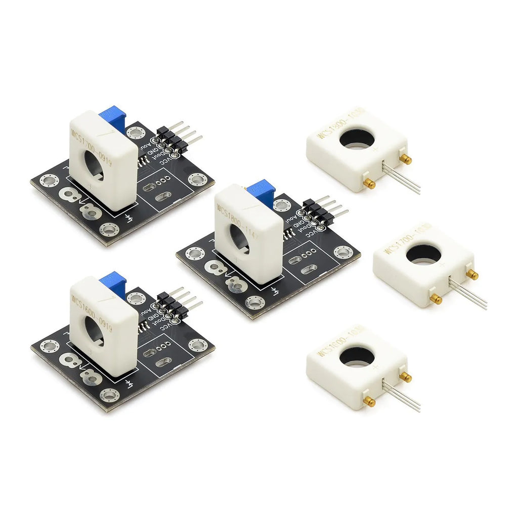 1PCS WCS1600 WCS1700 WCS1800 3-5V Hall Current Sensor Adjustable DC 100A 70A 35A Short Over-Current Detector Protection Module