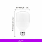 Lampada LED Bulb E27 60W 50W 40W 30W 20W 15W 10W 5W LED Light 220V No Flicker LED Lamp Spotlight Lighting Ampoule Bulb